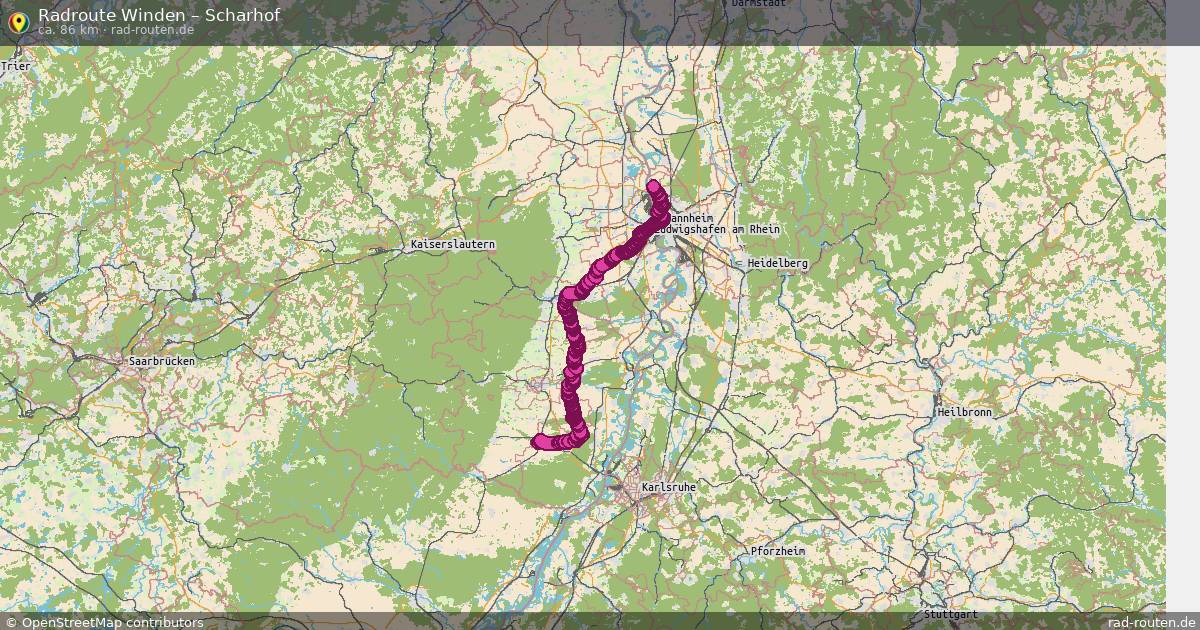 Radtour Winden – Scharhof