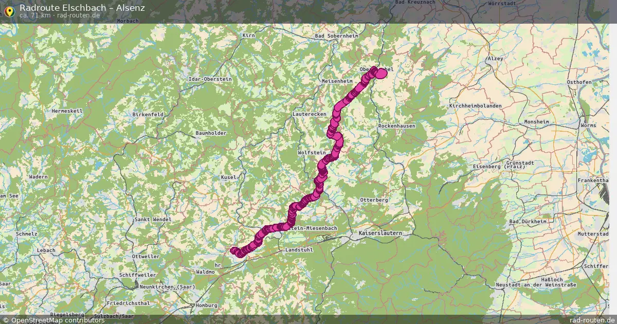 Radtour Elschbach – Alsenz