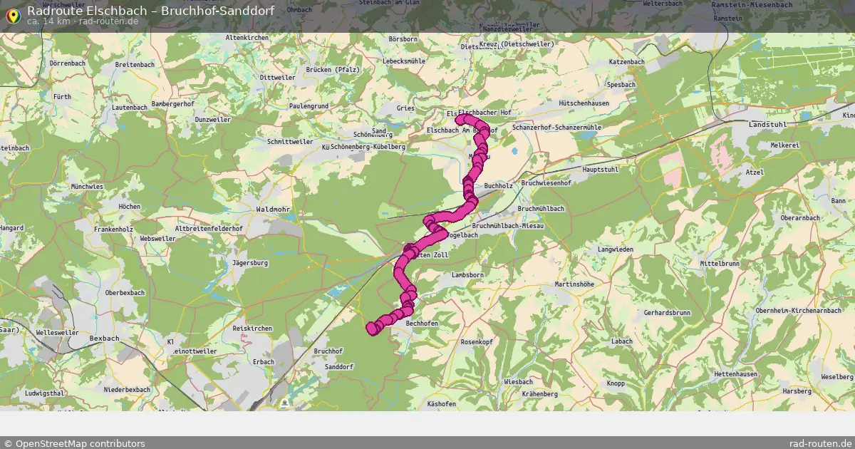Radtour Elschbach – Bruchhof-Sanddorf