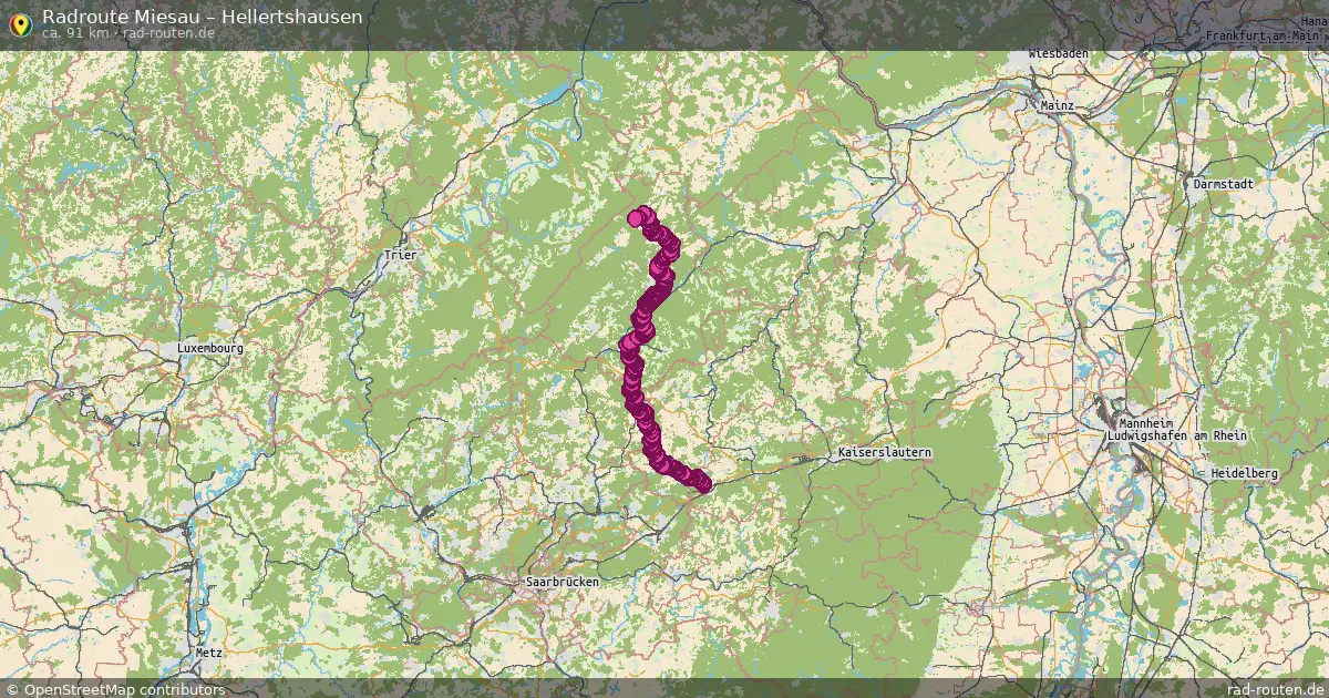 Radtour Miesau – Hellertshausen