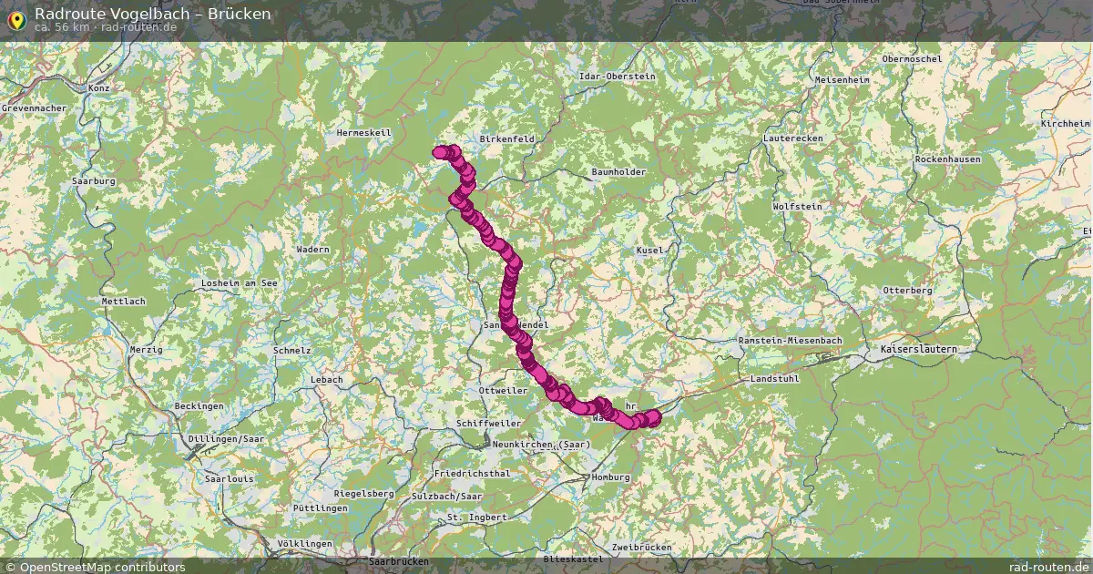 Radtour Vogelbach – Brücken