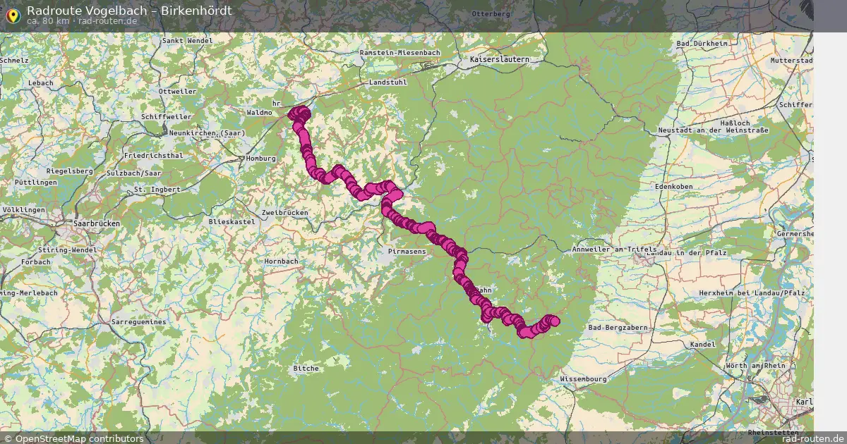 Radtour Vogelbach – Birkenhördt