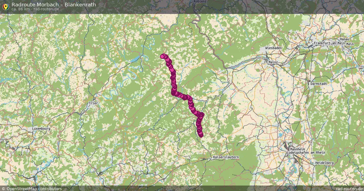 Radtour Morbach – Blankenrath
