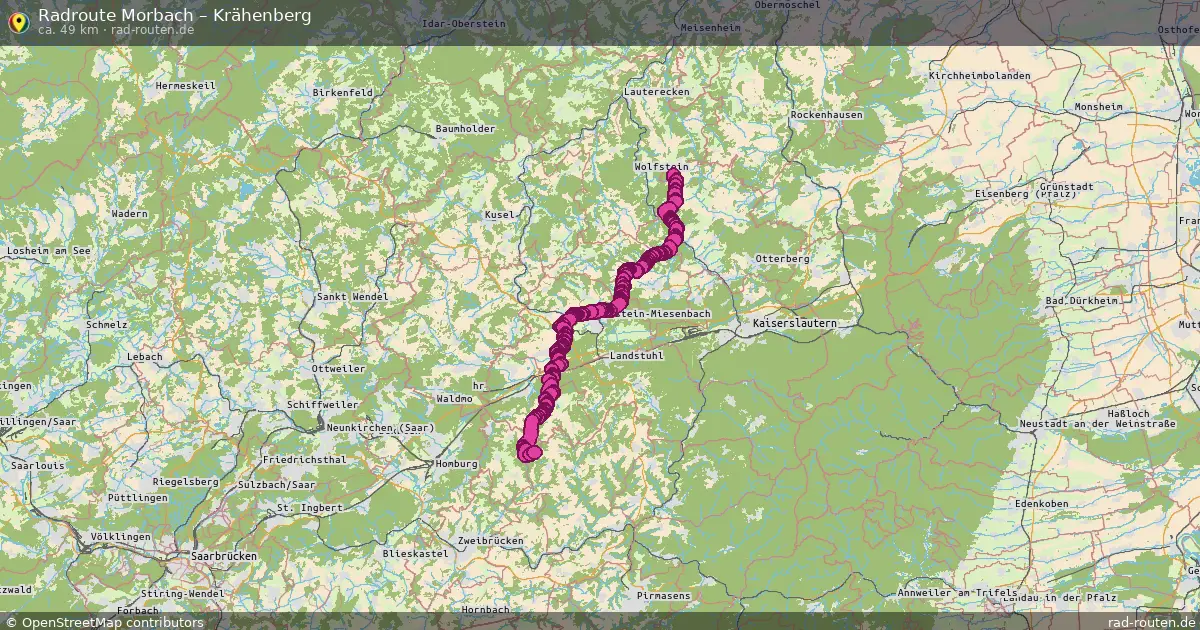 Radtour Morbach – Krähenberg