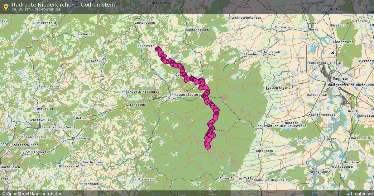 Radtour Niederkirchen – Godramstein
