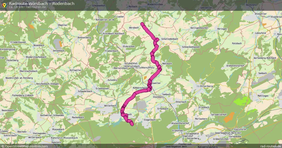 Radtour Wörsbach – Rodenbach