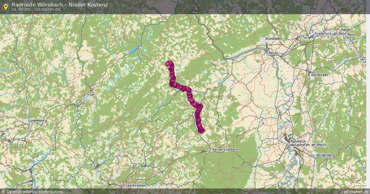 Radtour Wörsbach – Nieder Kostenz