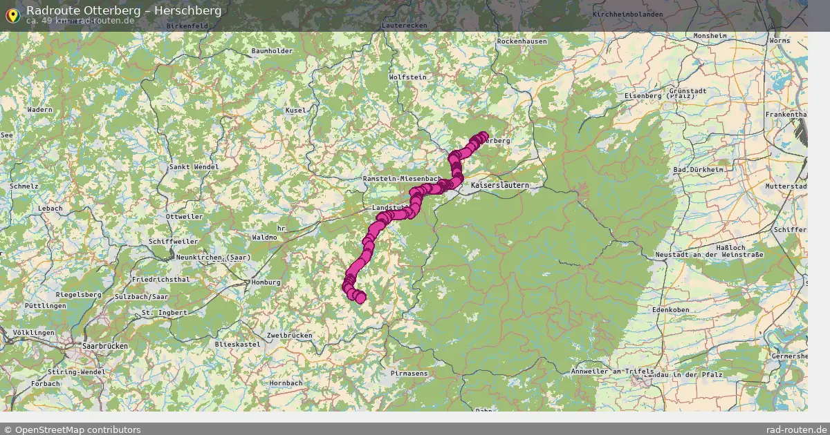 Radtour Otterberg – Herschberg