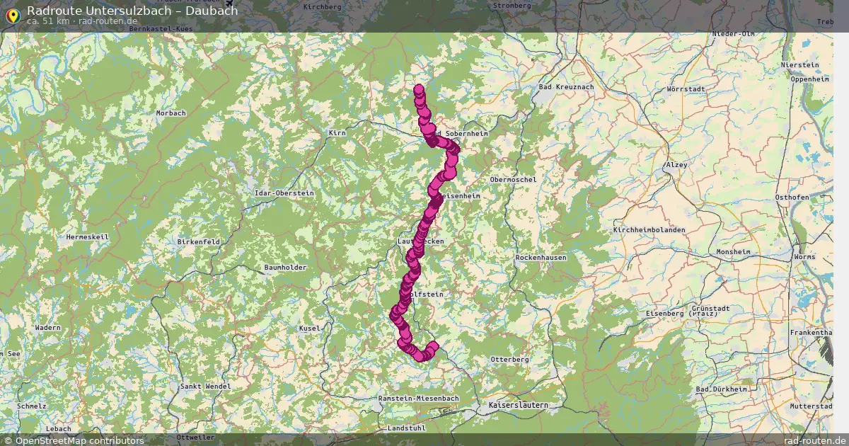 Radtour Untersulzbach – Daubach
