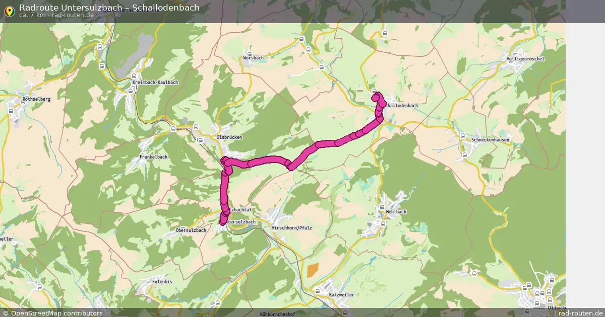 Radtour Untersulzbach – Schallodenbach