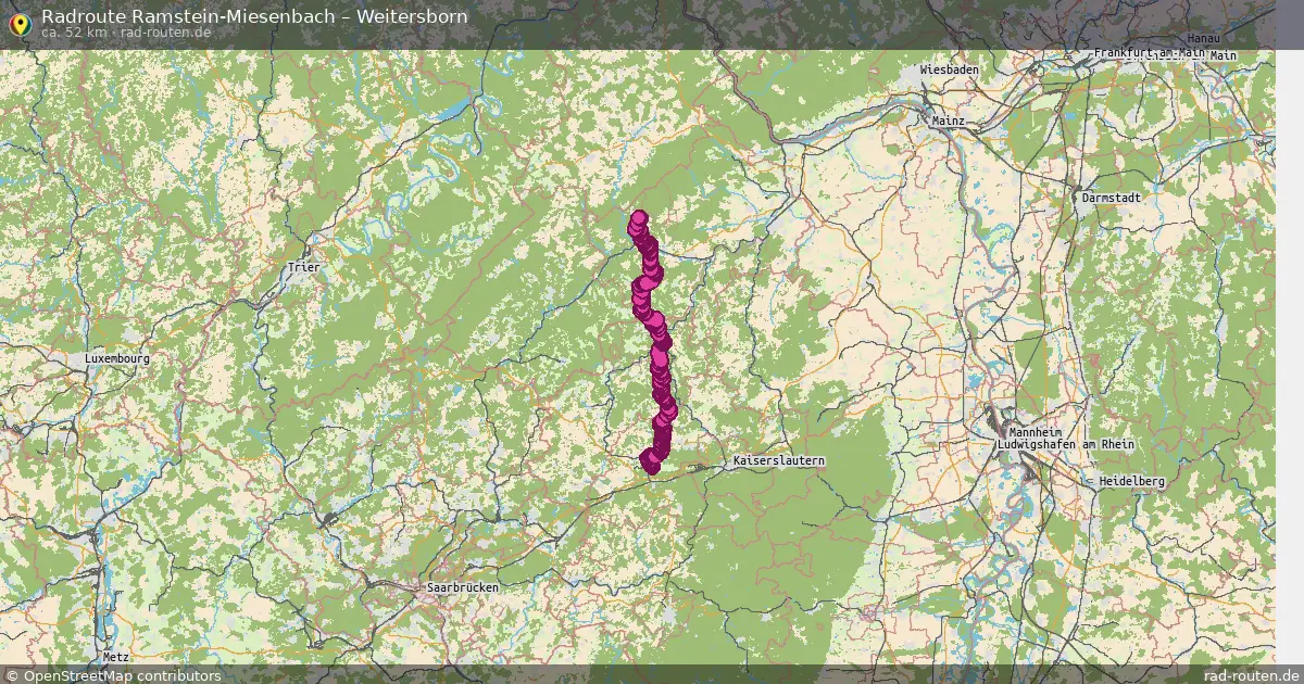 Radtour Ramstein-Miesenbach – Weitersborn