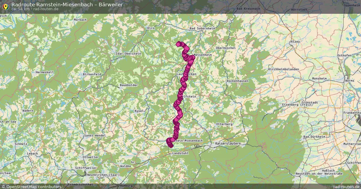 Radtour Ramstein-Miesenbach – Bärweiler