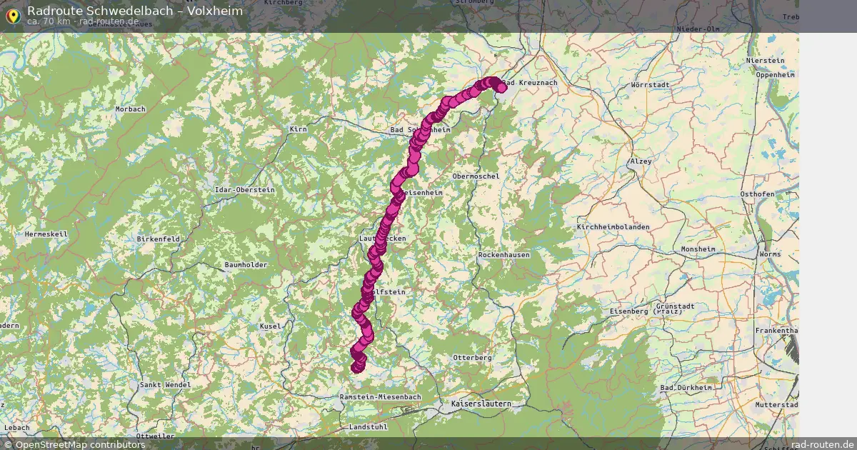 Radtour Schwedelbach – Volxheim