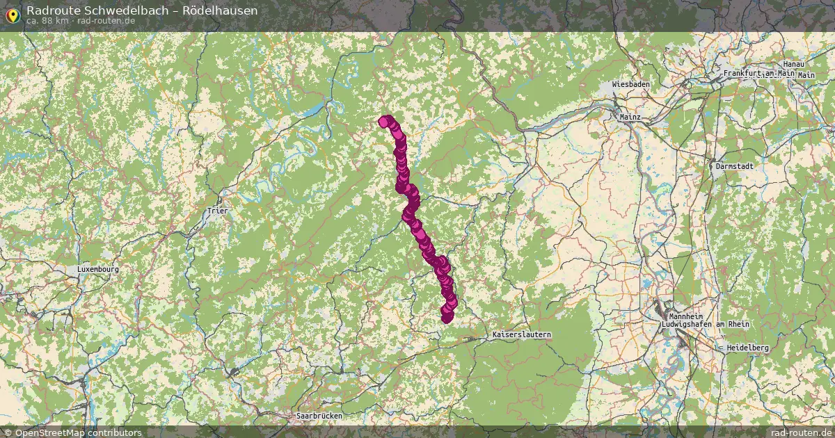 Radtour Schwedelbach – Rödelhausen