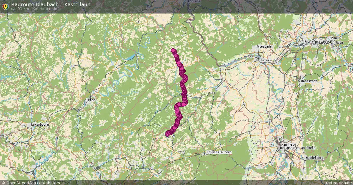 Radtour Blaubach – Kastellaun