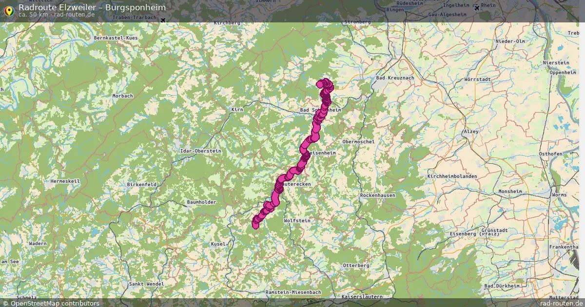 Radtour Elzweiler – Burgsponheim