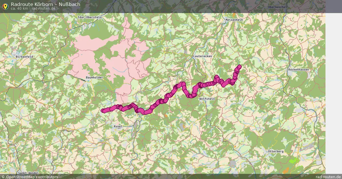 Radtour Körborn – Nußbach