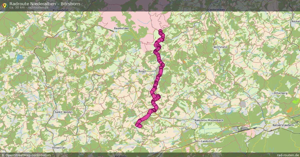 Radtour Niederalben – Börsborn