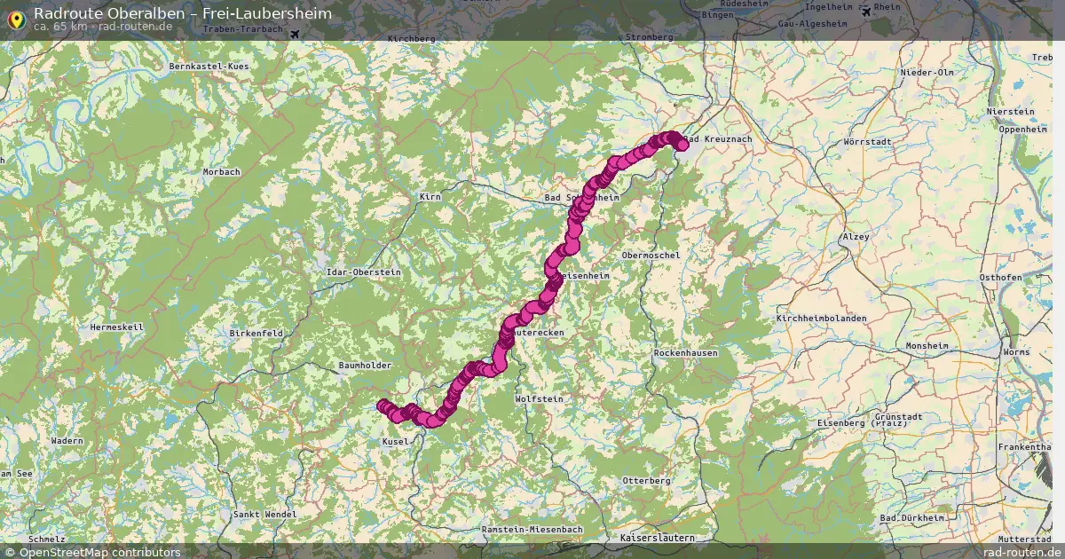 Radtour Oberalben – Frei-Laubersheim