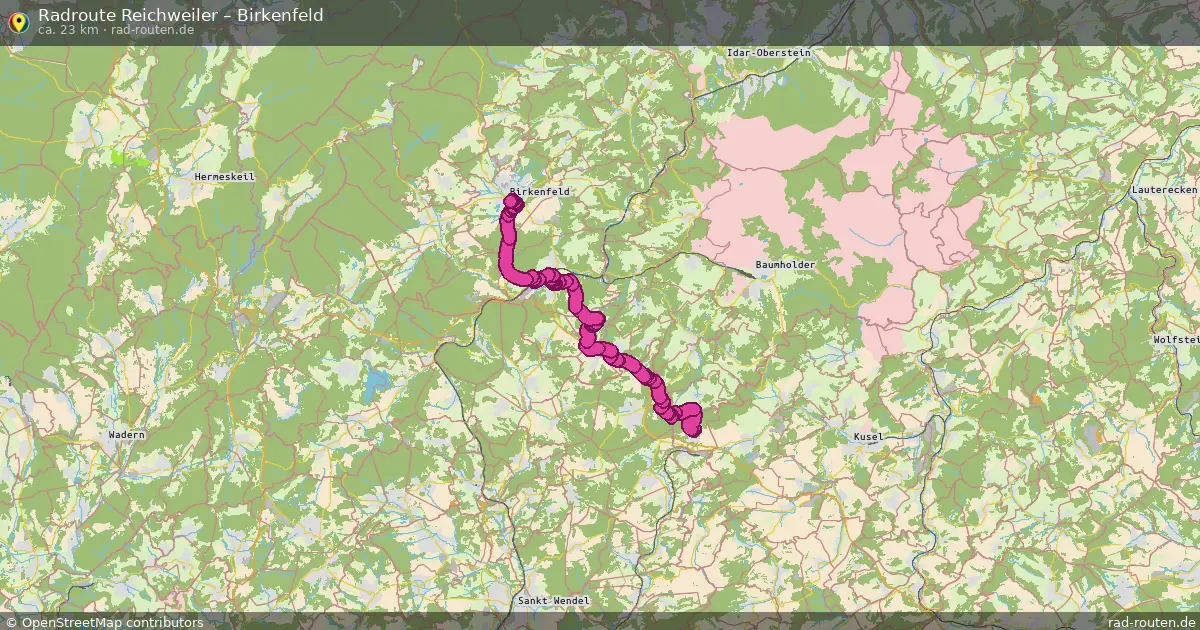 Radtour Reichweiler – Birkenfeld