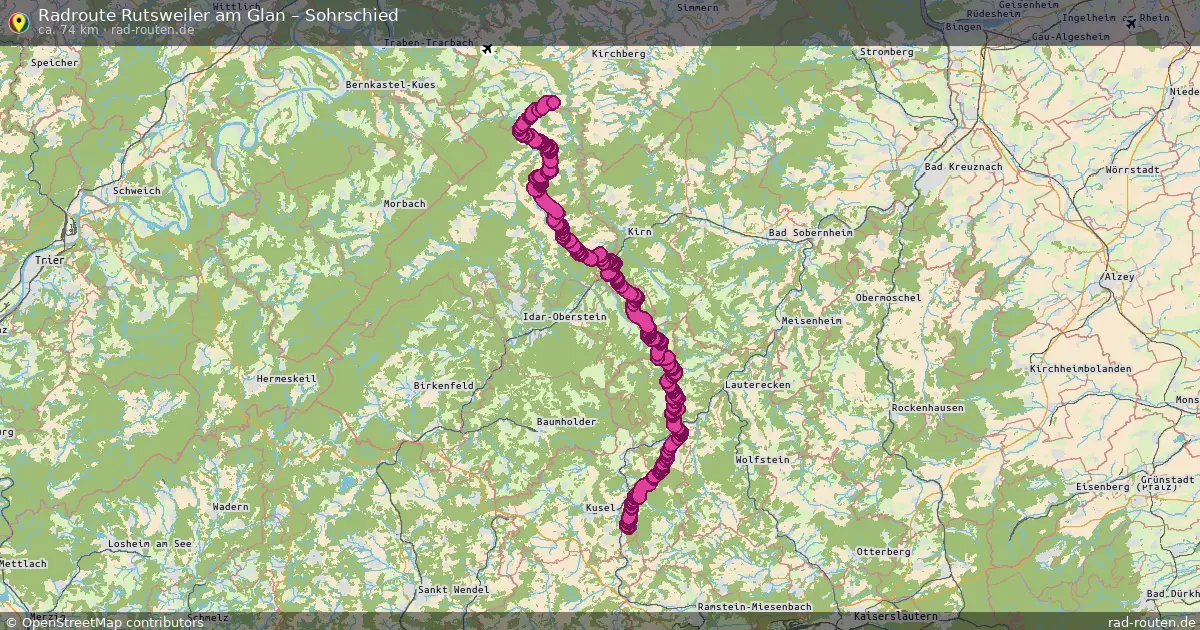 Radtour Rutsweiler Am Glan – Sohrschied
