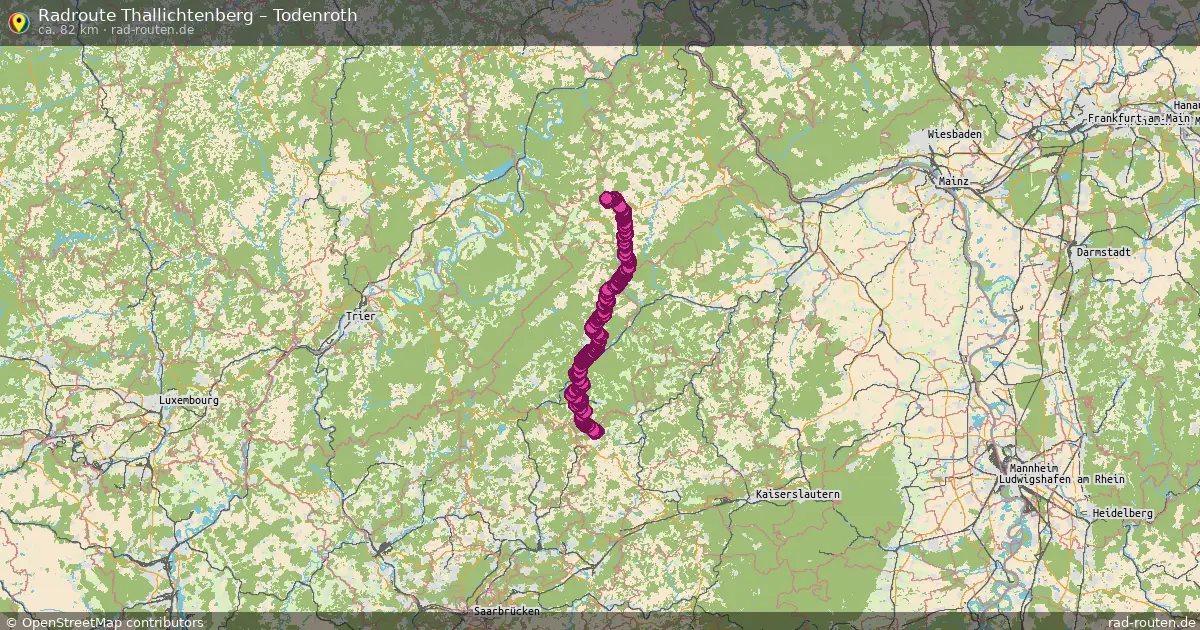 Radtour Thallichtenberg – Todenroth