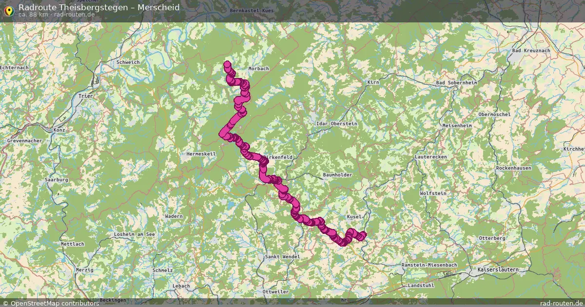 Radtour Theisbergstegen – Merscheid