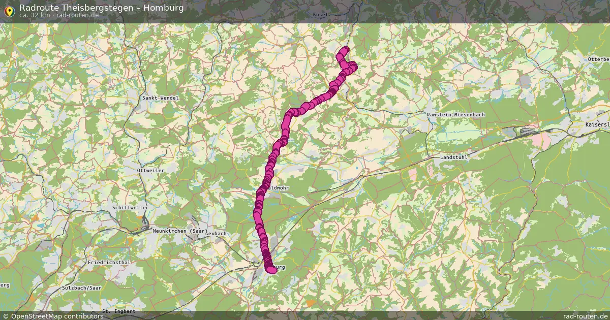 Radtour Theisbergstegen – Homburg