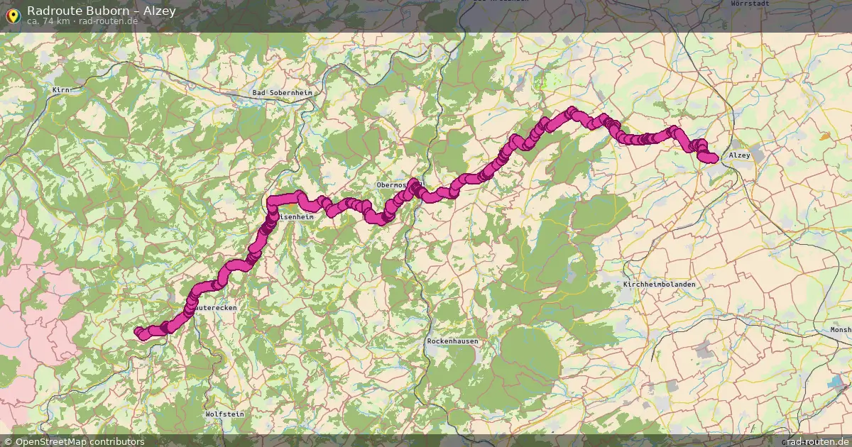 Radtour Buborn – Alzey