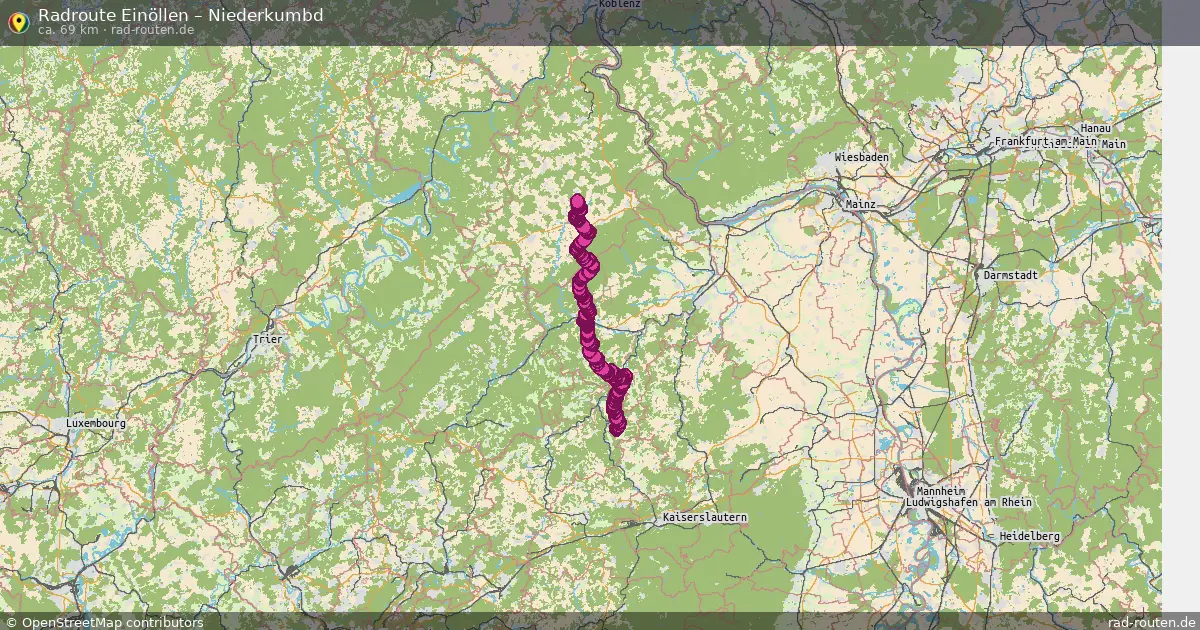 Radtour Einöllen – Niederkumbd