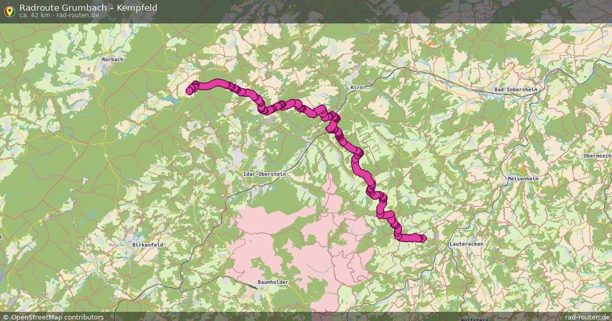 Fahrradroute Grumbach – Kempfeld