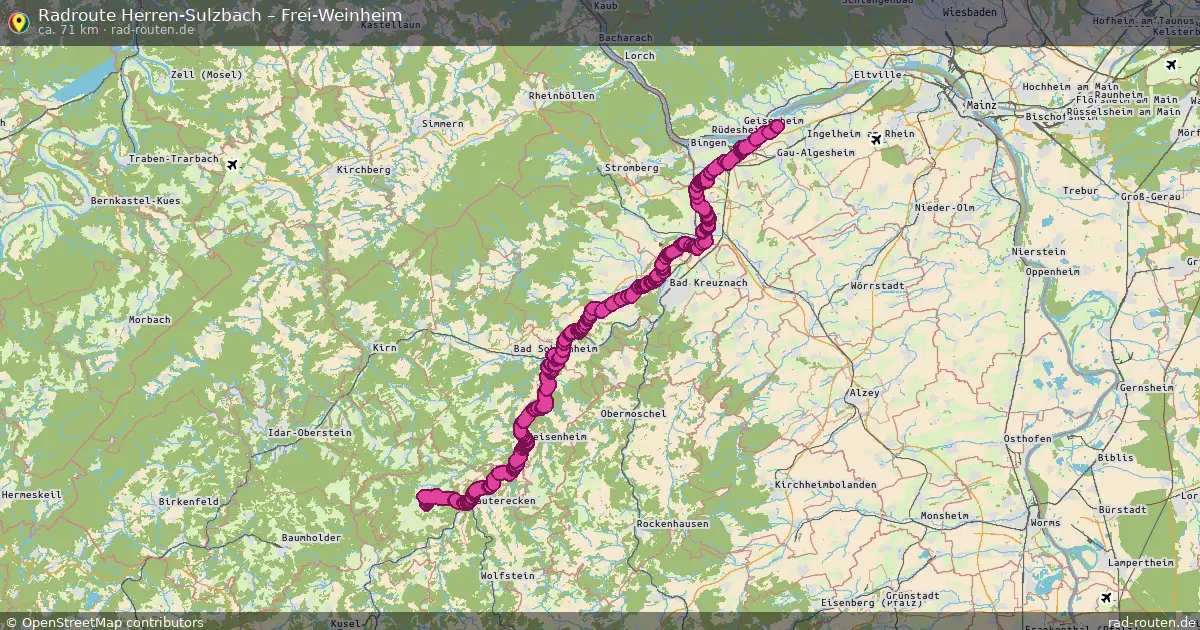 Radtour Herren-Sulzbach – Frei-Weinheim
