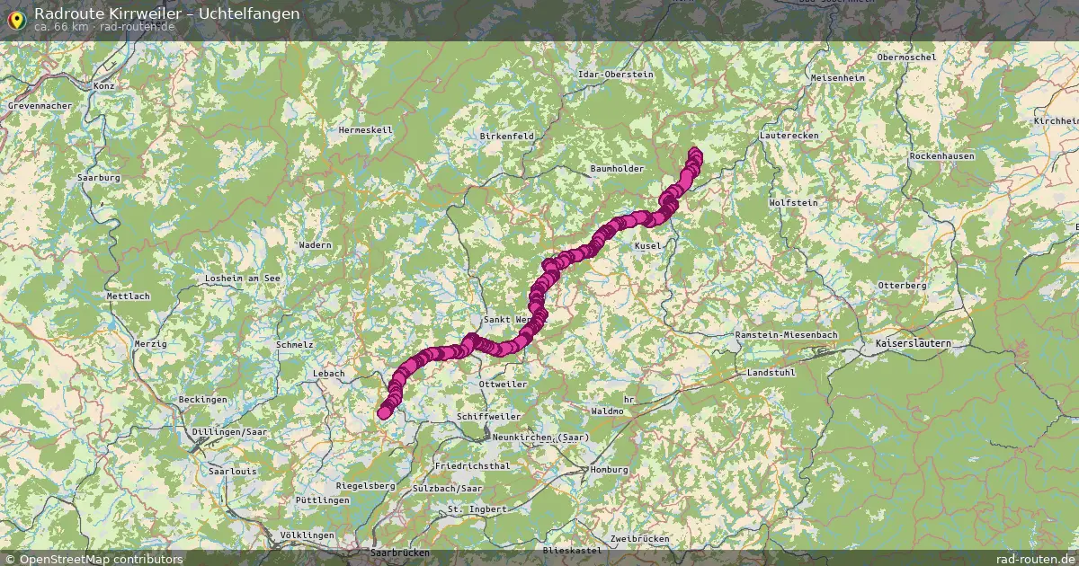 Radtour Kirrweiler – Uchtelfangen