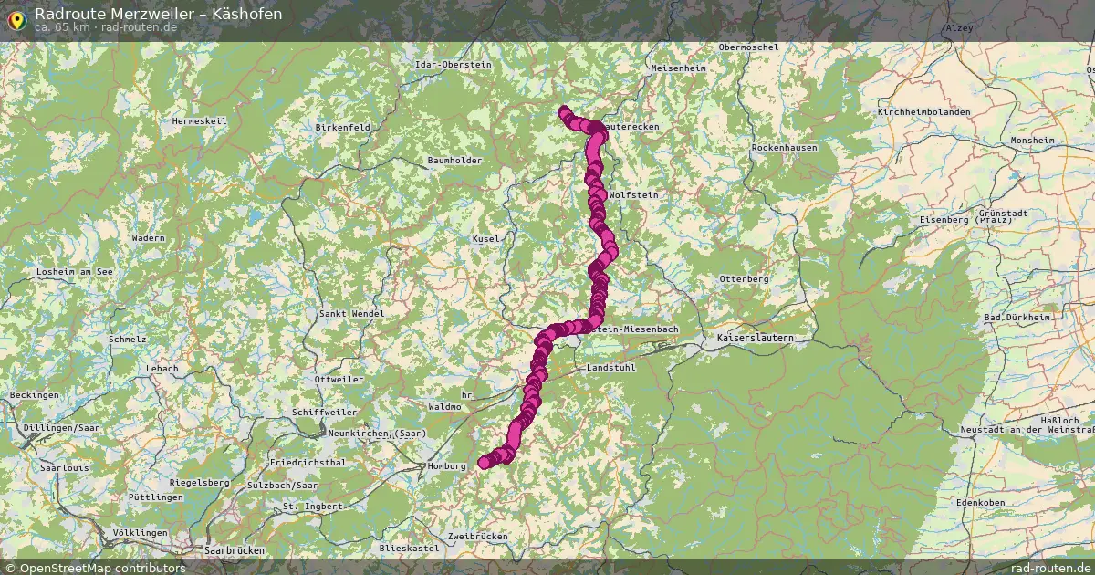 Radtour Merzweiler – Käshofen