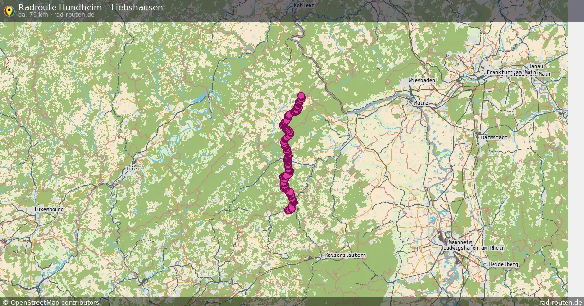 Radtour Hundheim – Liebshausen