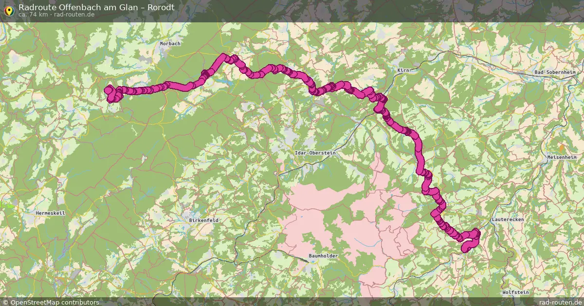 Radtour Offenbach Am Glan – Rorodt