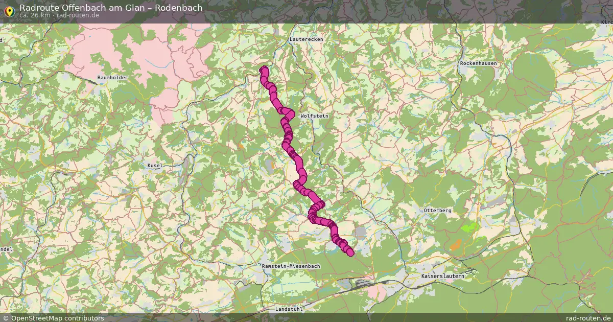 Radtour Offenbach Am Glan – Rodenbach