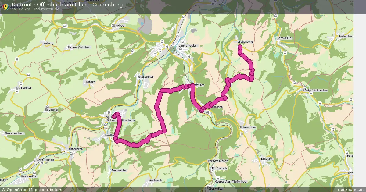 Radtour Offenbach Am Glan – Cronenberg