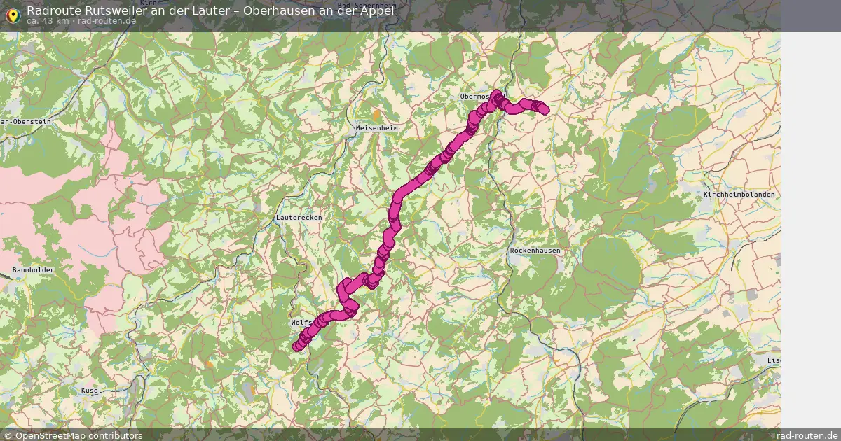 Radtour Rutsweiler An Der Lauter – Oberhausen An Der Appel