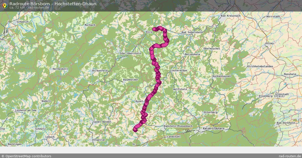 Radtour Börsborn – Hochstetten-Dhaun