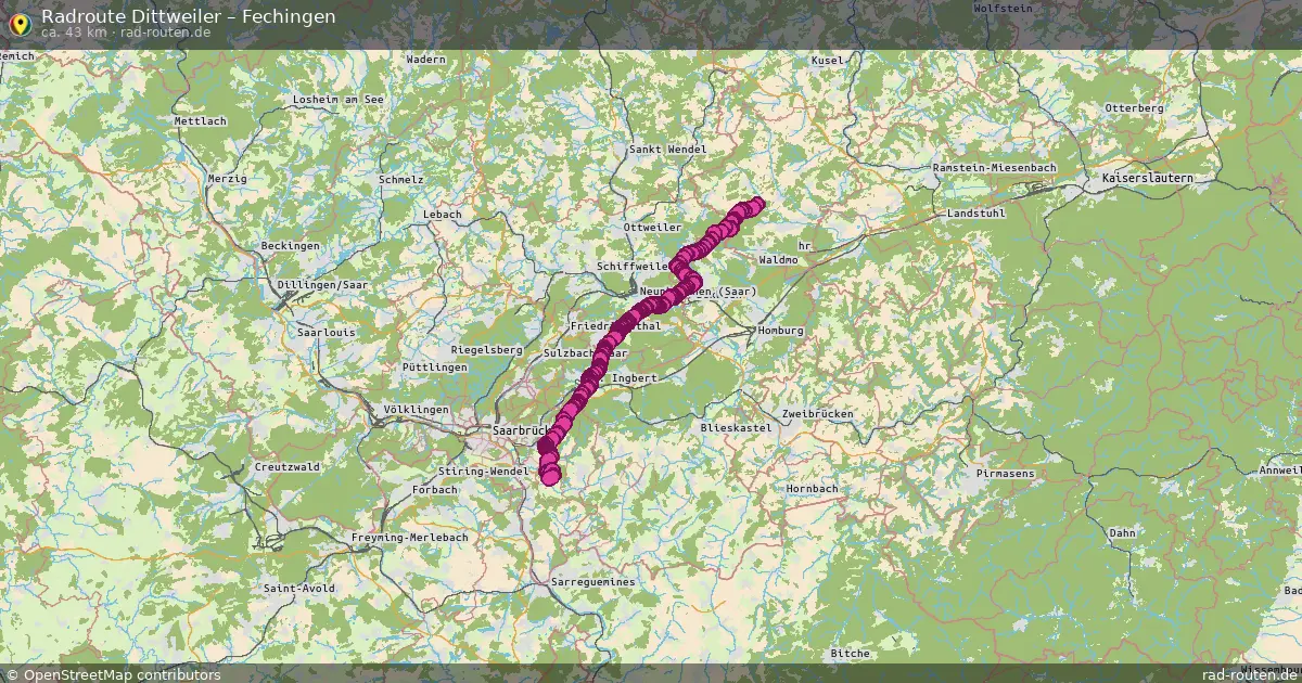 Radtour Dittweiler – Fechingen