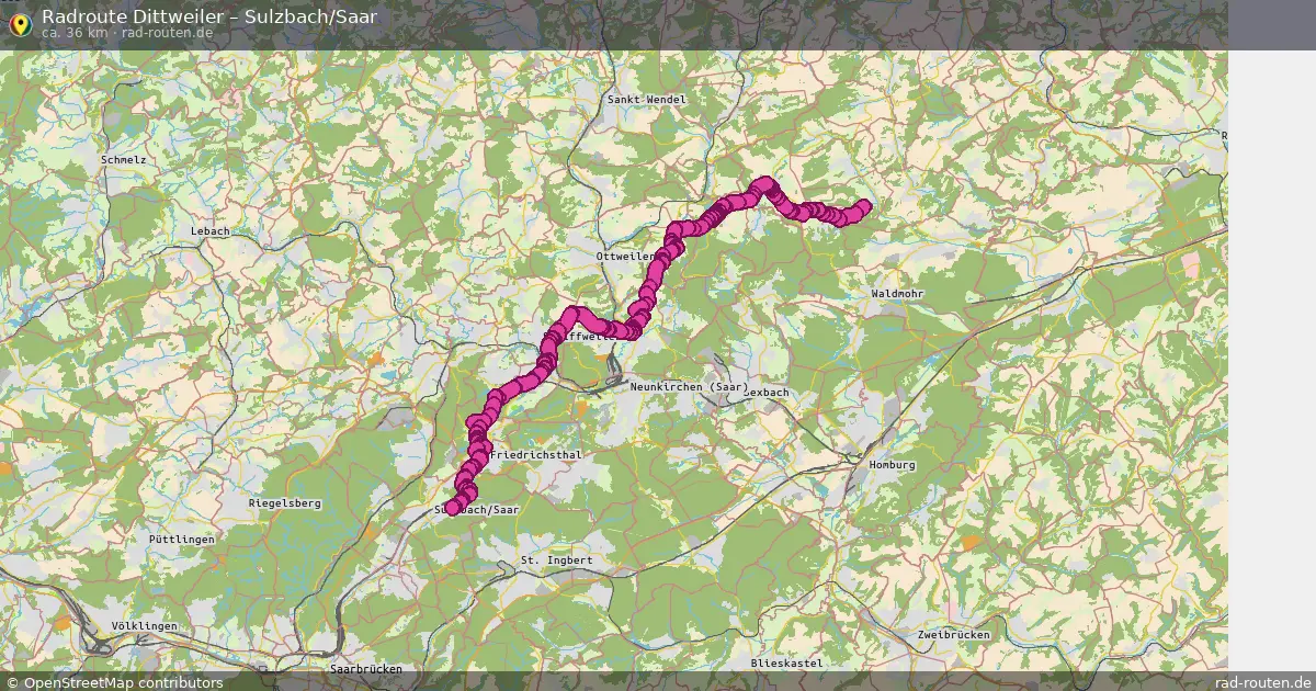 Radtour Dittweiler – Sulzbach Saar