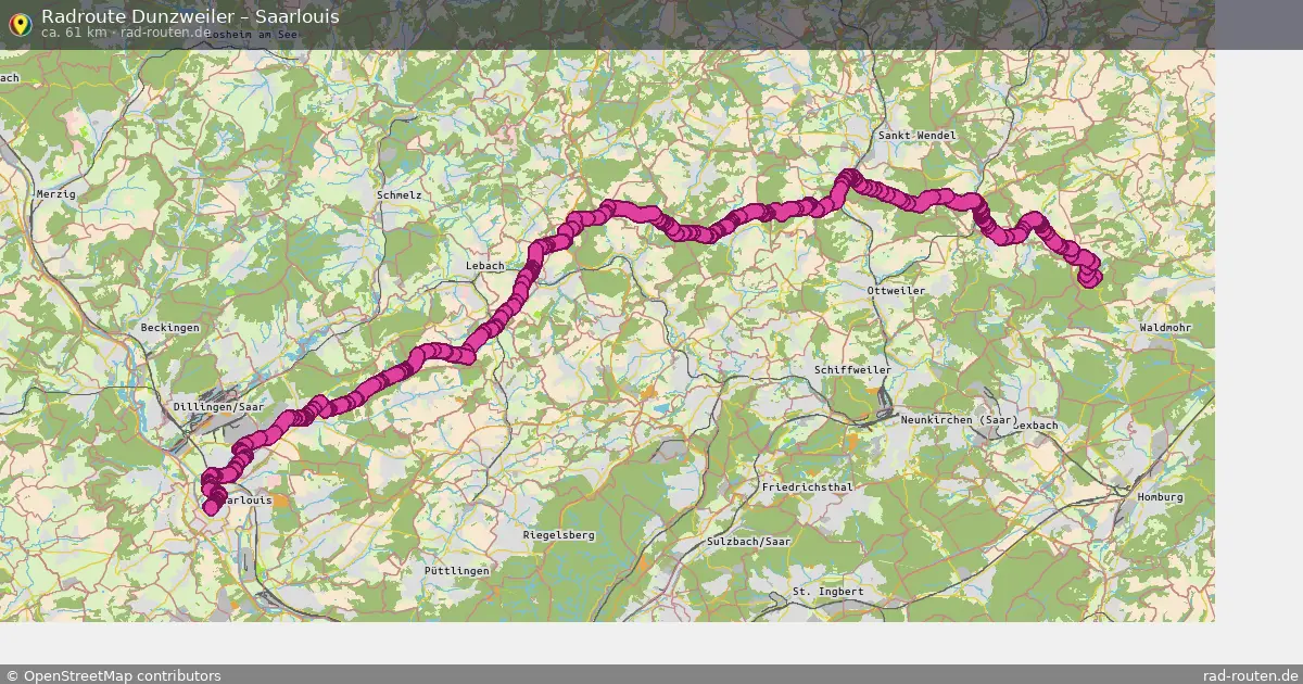 Radtour Dunzweiler – Saarlouis