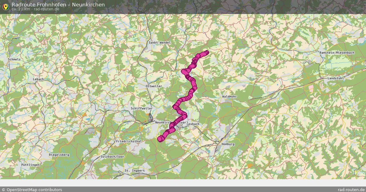Radtour Frohnhofen – Neunkirchen