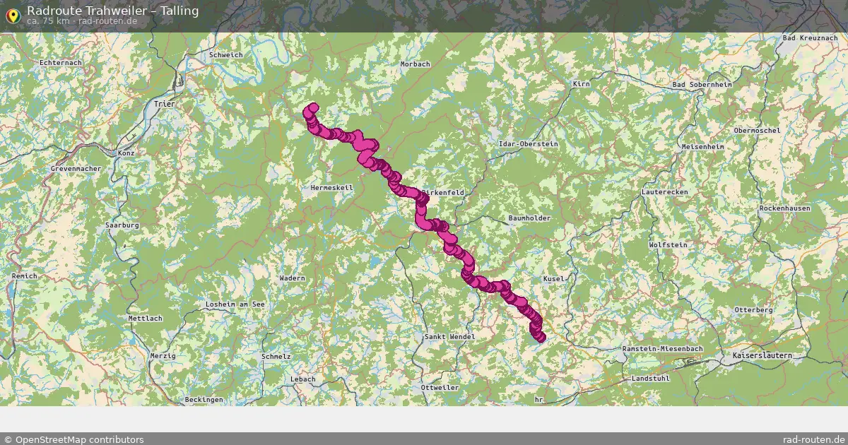 Radtour Trahweiler – Talling