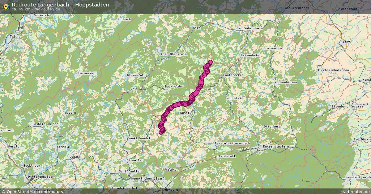 Radtour Langenbach – Hoppstädten