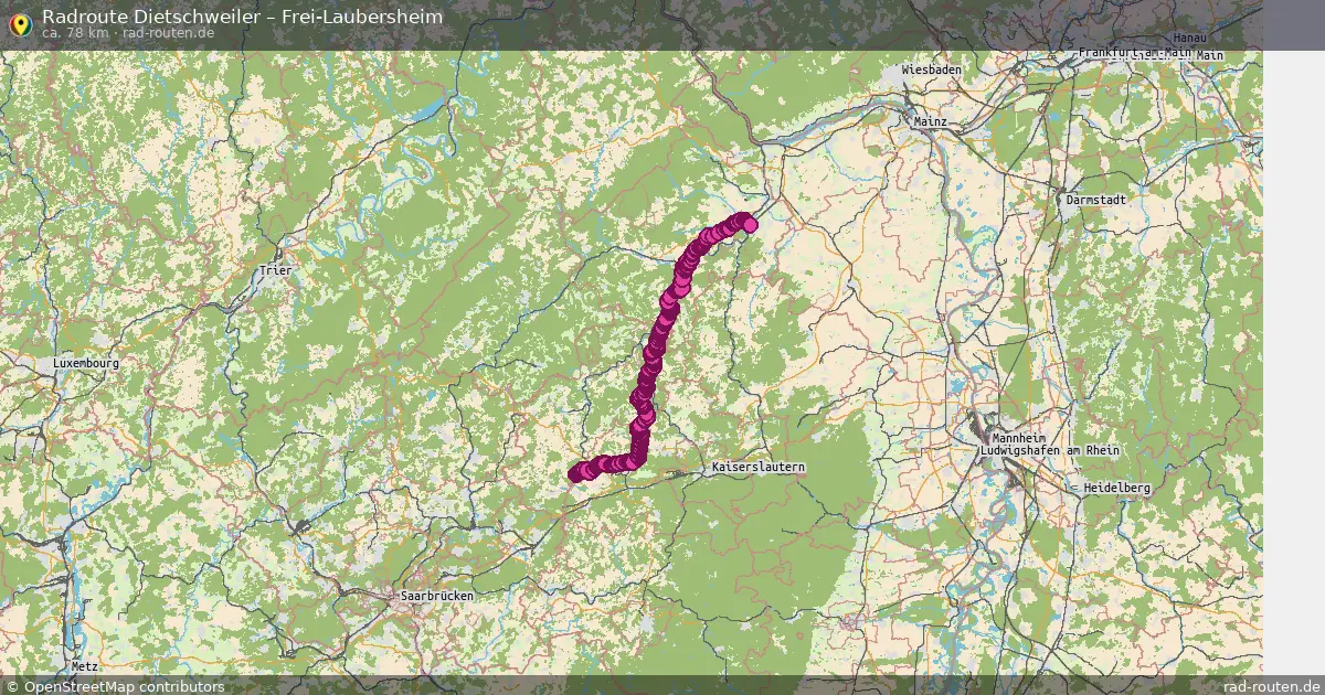 Radtour Dietschweiler – Frei-Laubersheim