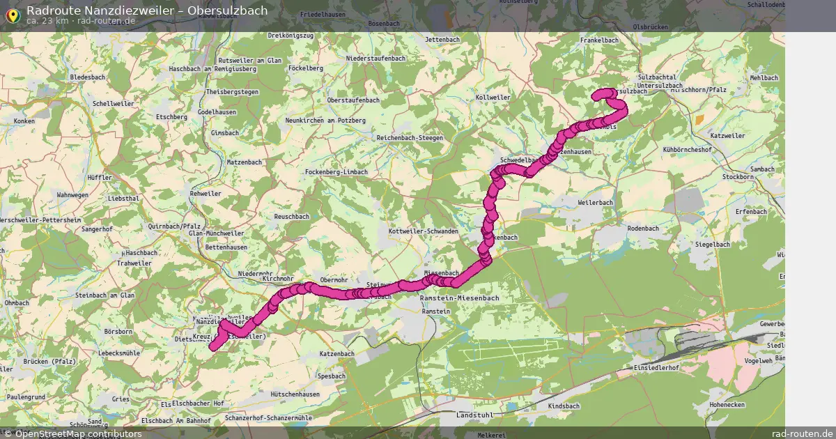 Radtour Nanzdiezweiler – Obersulzbach