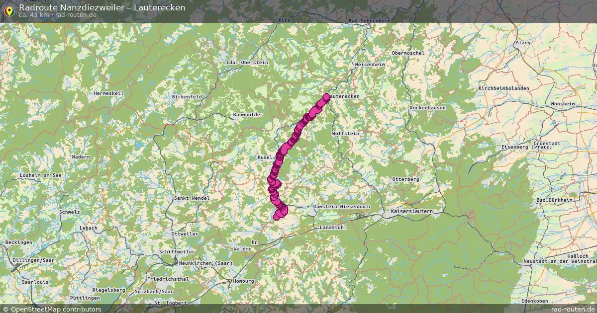 Radtour Nanzdiezweiler – Lauterecken