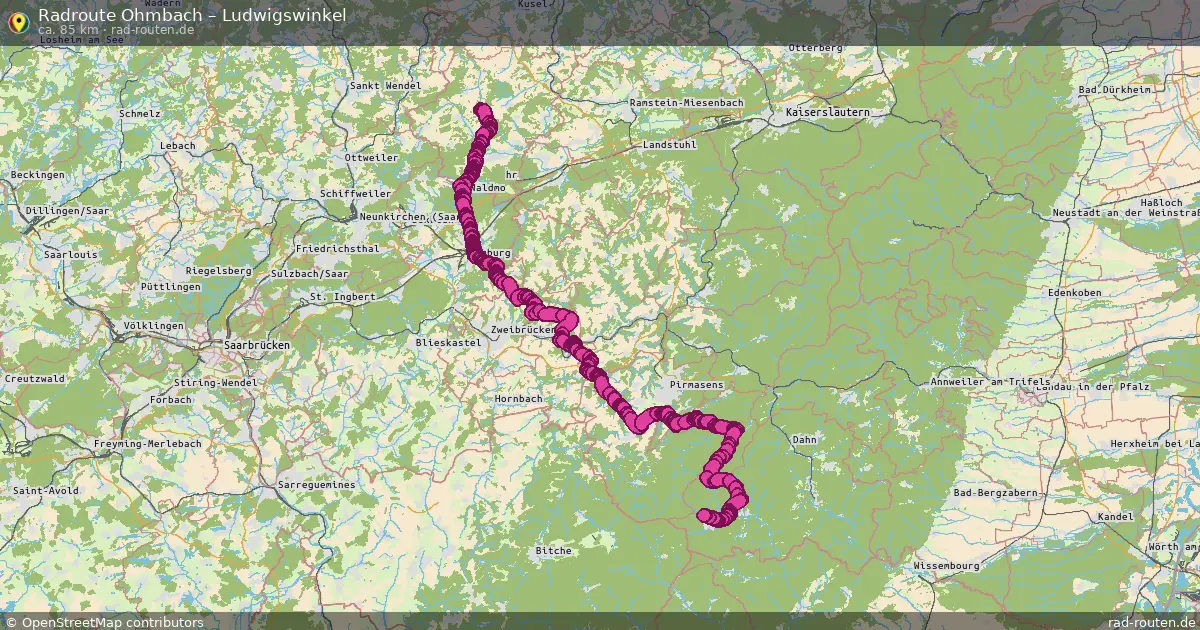 Radtour Ohmbach – Ludwigswinkel